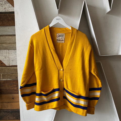 70's Whiting Collegiate Cardigan - Large