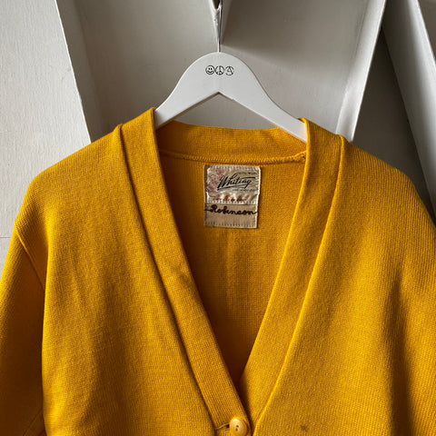 70's Whiting Collegiate Cardigan - Large