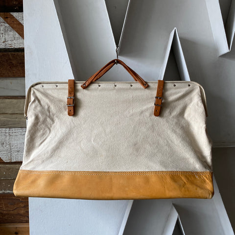 Canvas & Leather Bag - Large
