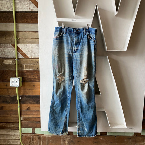 90's Rustler Boot Cut Denim - 34” x 33”