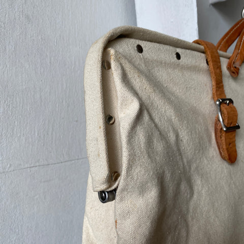 Canvas & Leather Bag - Large