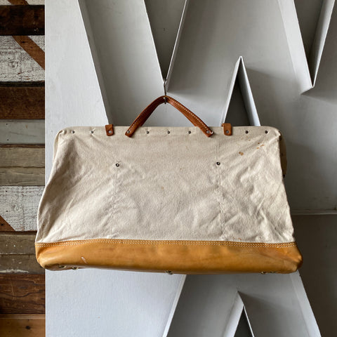 Canvas & Leather Bag - Large