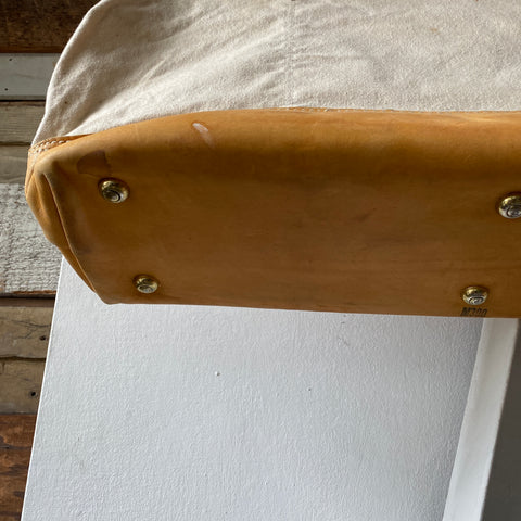 Canvas & Leather Bag - Large