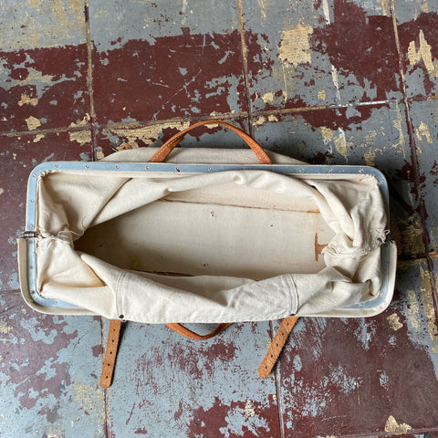 Canvas & Leather Bag - Large