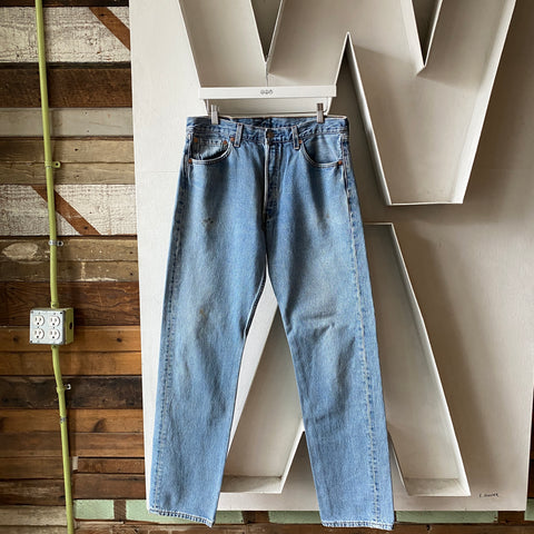 90's Levis 501 - 33” x 33”