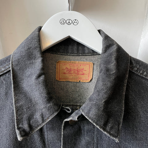 80’s Levi’s Faded Black Trucker Jacket - Medium