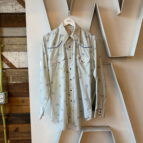 70’s Wrangler Snapper Shirt - Medium