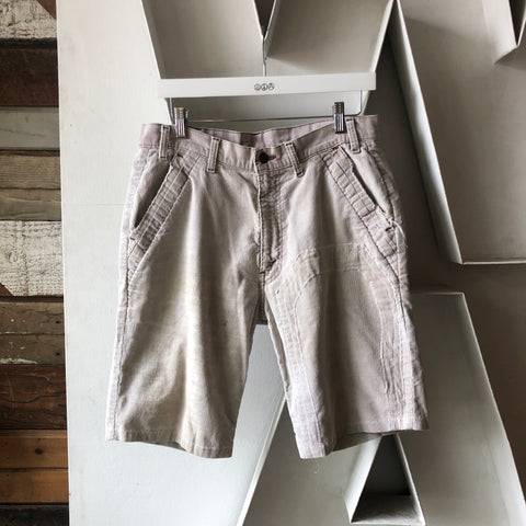 70's Repaired Levis Corduroy Cut-offs - 32” x 9.5”
