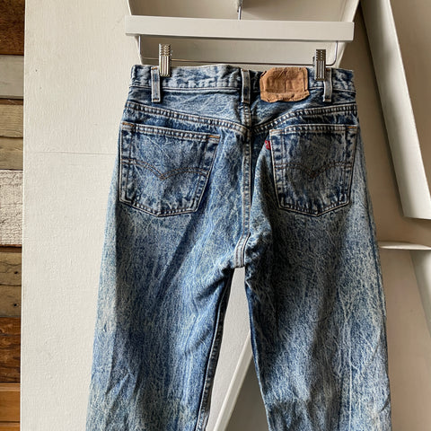 90’s Acid Washed Levi’s - 28” x 32”