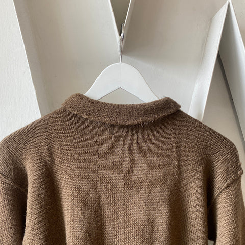 70's Mil-Spec Henley Sweater - Medium