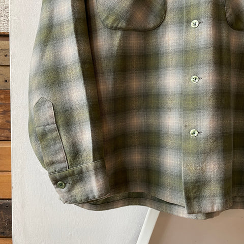 70’s Pendleton Wool Loop Collar - Medium