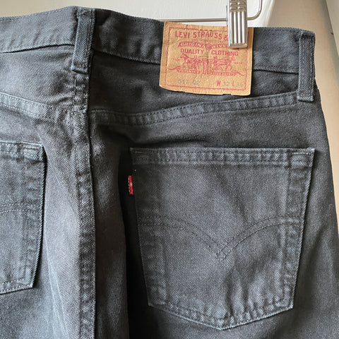 90’s Black Levi’s 517 - 32” x 33”