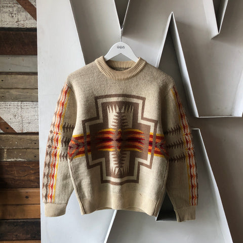 70's Pendleton Aztec Sweater - XL