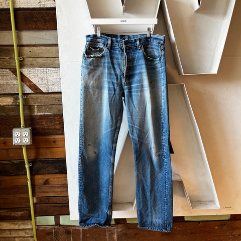 80’s Thrashed Levi’s 501 - 35” x 33”