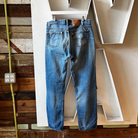 80’s Thrashed Levi’s 501 - 35” x 33”