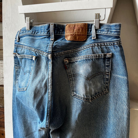 80’s Thrashed Levi’s 501 - 35” x 33”