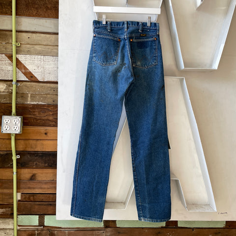 90’s Painted Wrangler Denim - 26” x 32.5”