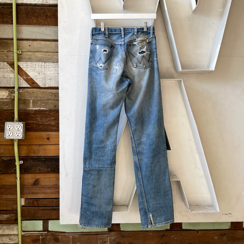70’s Repaired Wrangler Denim - 26” x 33”