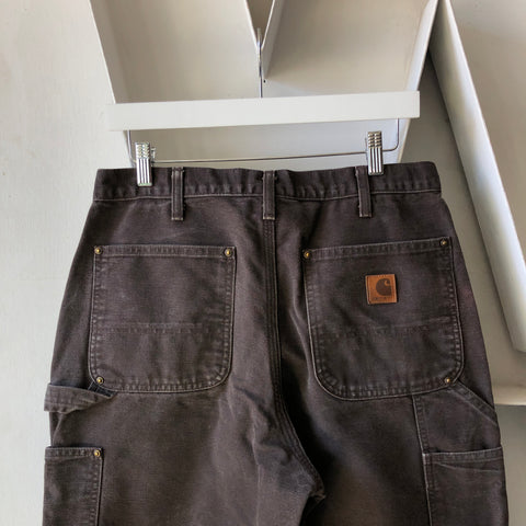 Brown Carhartt Double Knees - 32” x 33”