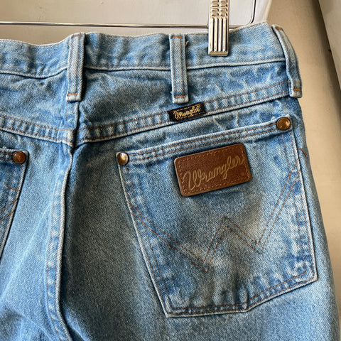 80’s Faded Wrangler Denim - 26” x 30”