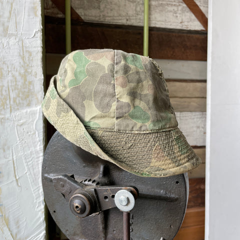 70’s Duck Camo Hunting Cap - Medium