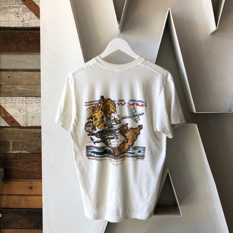 80's Navy Ship Tee - Large