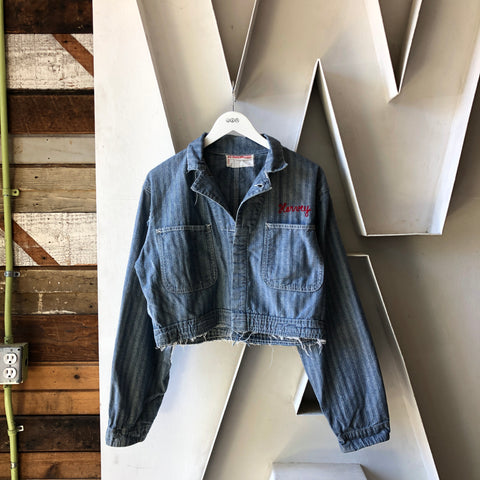 50's Cropped Work Jacket - Large