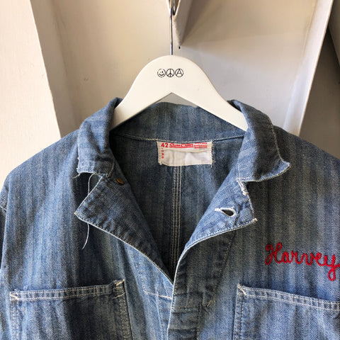 50's Cropped Work Jacket - Large