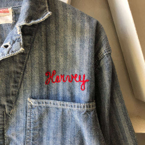50's Cropped Work Jacket - Large