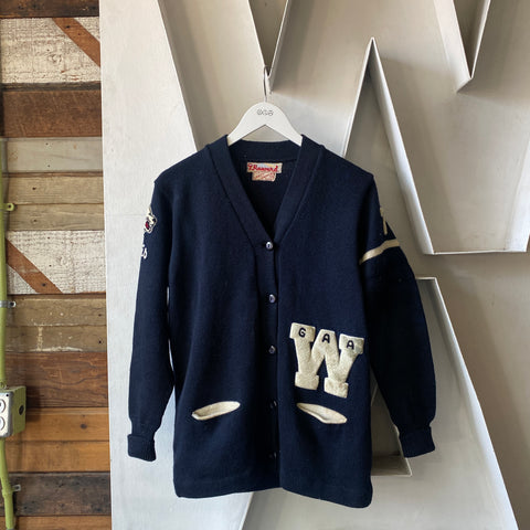 70's Varsity Cardigan - Medium