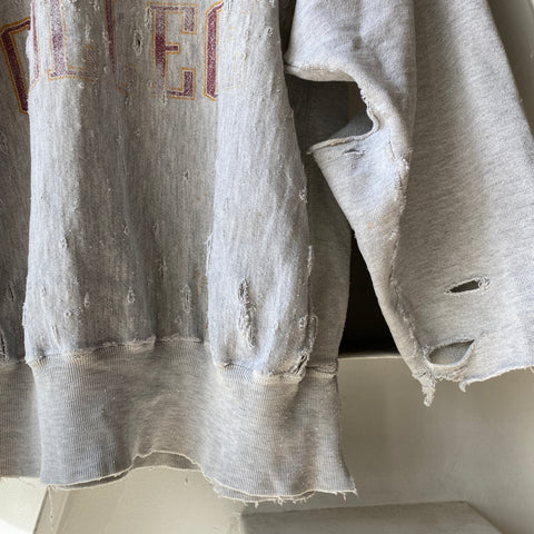 80's Delicate Reverse Weave - Large