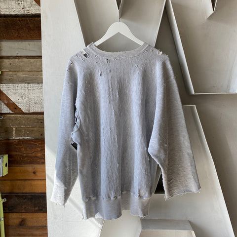 80's Delicate Reverse Weave - Large