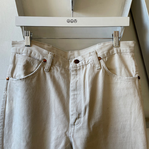 80’s Cream Wrangler Denim - 32” x 32”