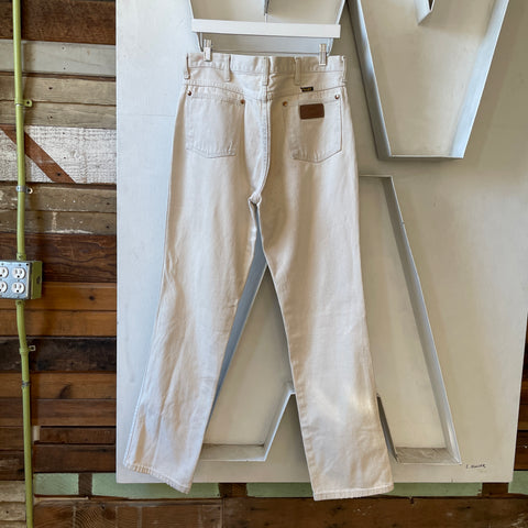 80’s Cream Wrangler Denim - 32” x 32”