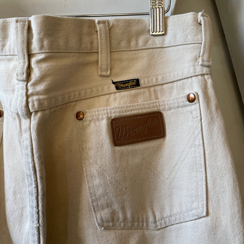 80’s Cream Wrangler Denim - 32” x 32”