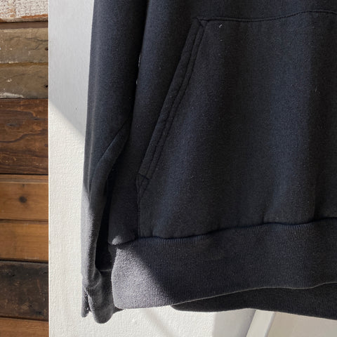 Faded Black Hoodie - XL