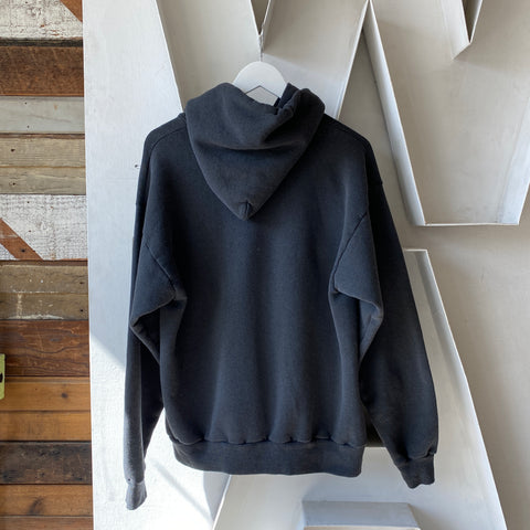 Faded Black Hoodie - XL