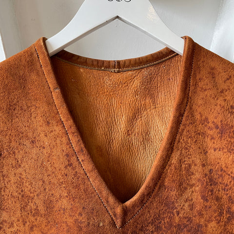 40’s Cowhide Sidebuckle Vest - Medium