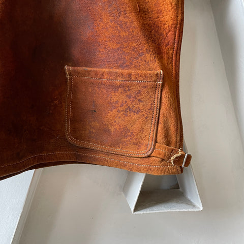 40’s Cowhide Sidebuckle Vest - Medium