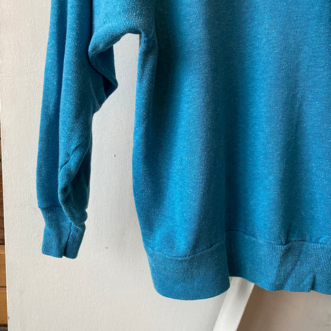 80's Blue Crewneck - Small