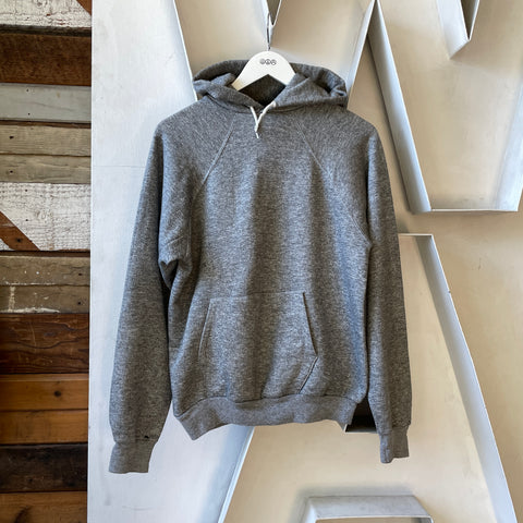 70’s Heather Grey Hoodie - Medium
