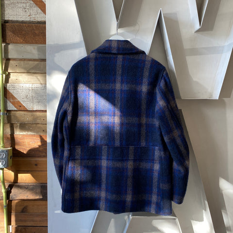60's Wool Peacoat - Large