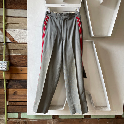 50’s Side Stripe Trousers - 26” x 28”