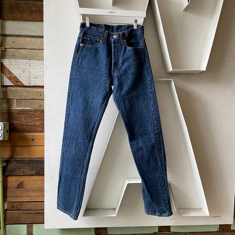 90’s Dark Wash Levi’s 501 - 26” x 31”