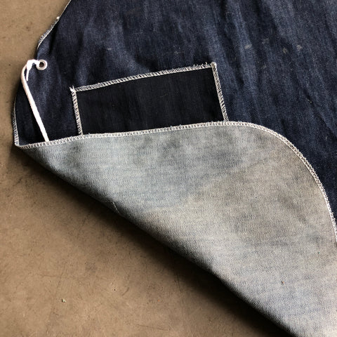 Old Denim Work Apron - OS