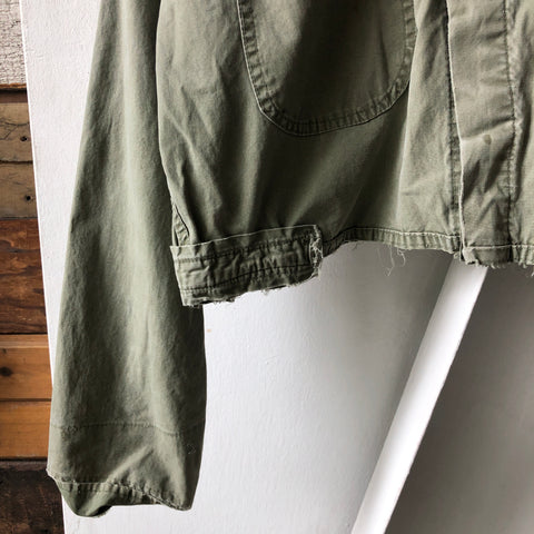 70's Cropped Army Jacket - Med/Large