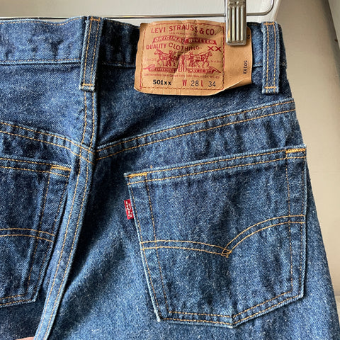 90’s Dark Wash Levi’s 501 - 26” x 31”