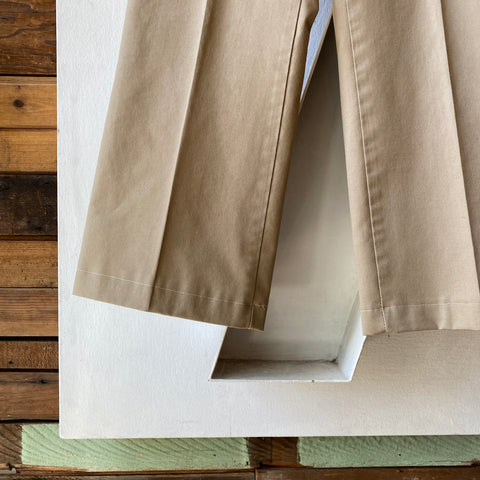 80's Khaki Pants - 32” x 28”
