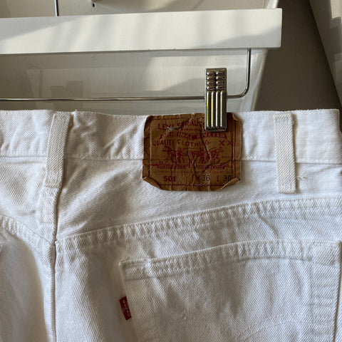 90's White Levi’s 501 - 34” x 29”