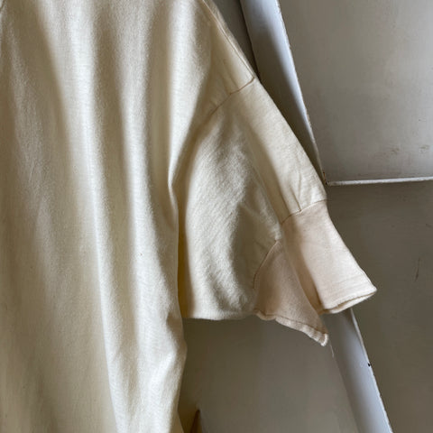 30’s Short Sleeve Henley - Large